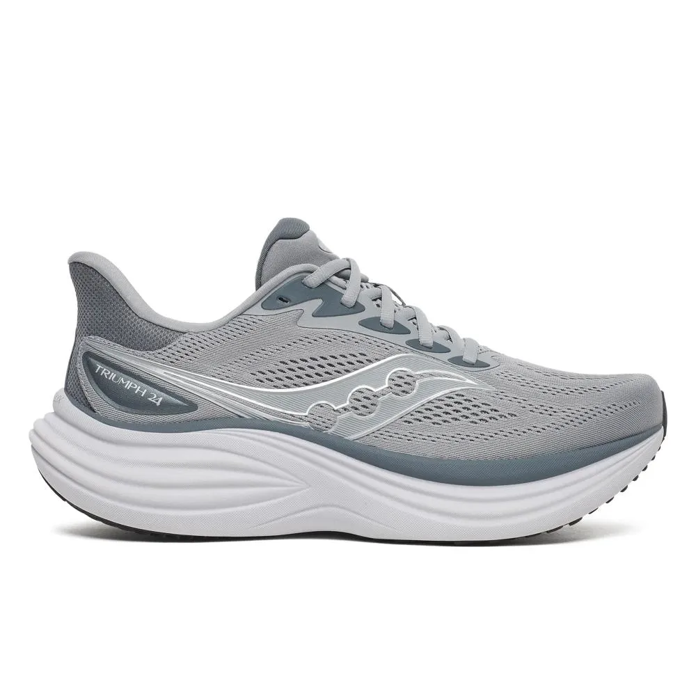 Saucony Shoe M's Triumph 24 - Fossil/Gunmetal (40)