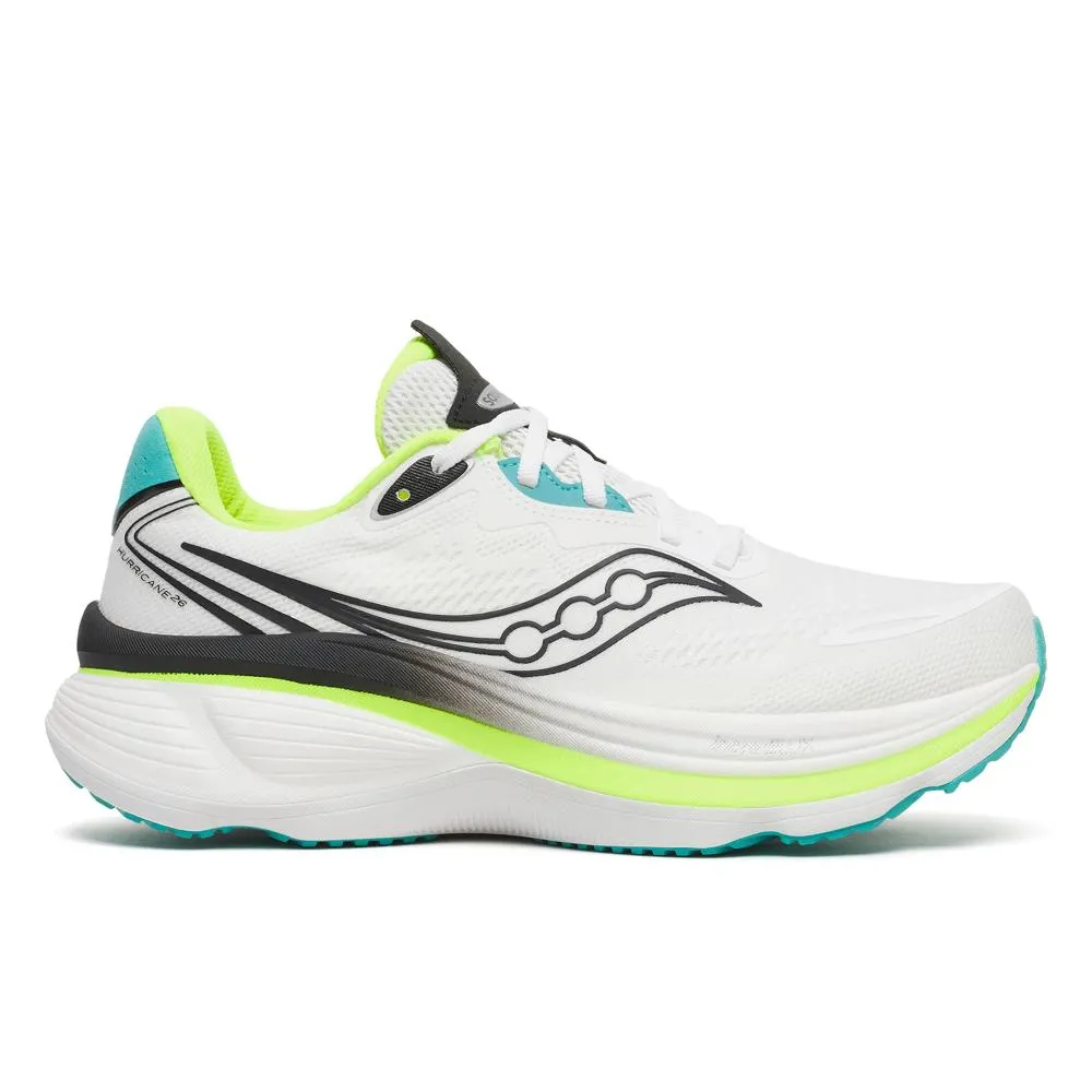 Saucony Shoe M's Hurricane 26 - White/Citron (40)