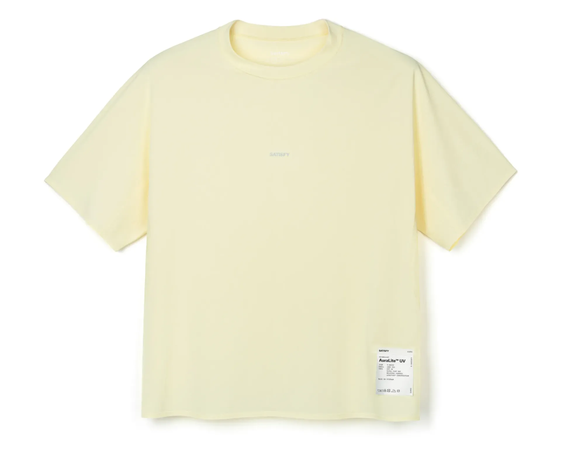 Satisfy W's Auralite UV T-Shirt - Transparent Yellow
