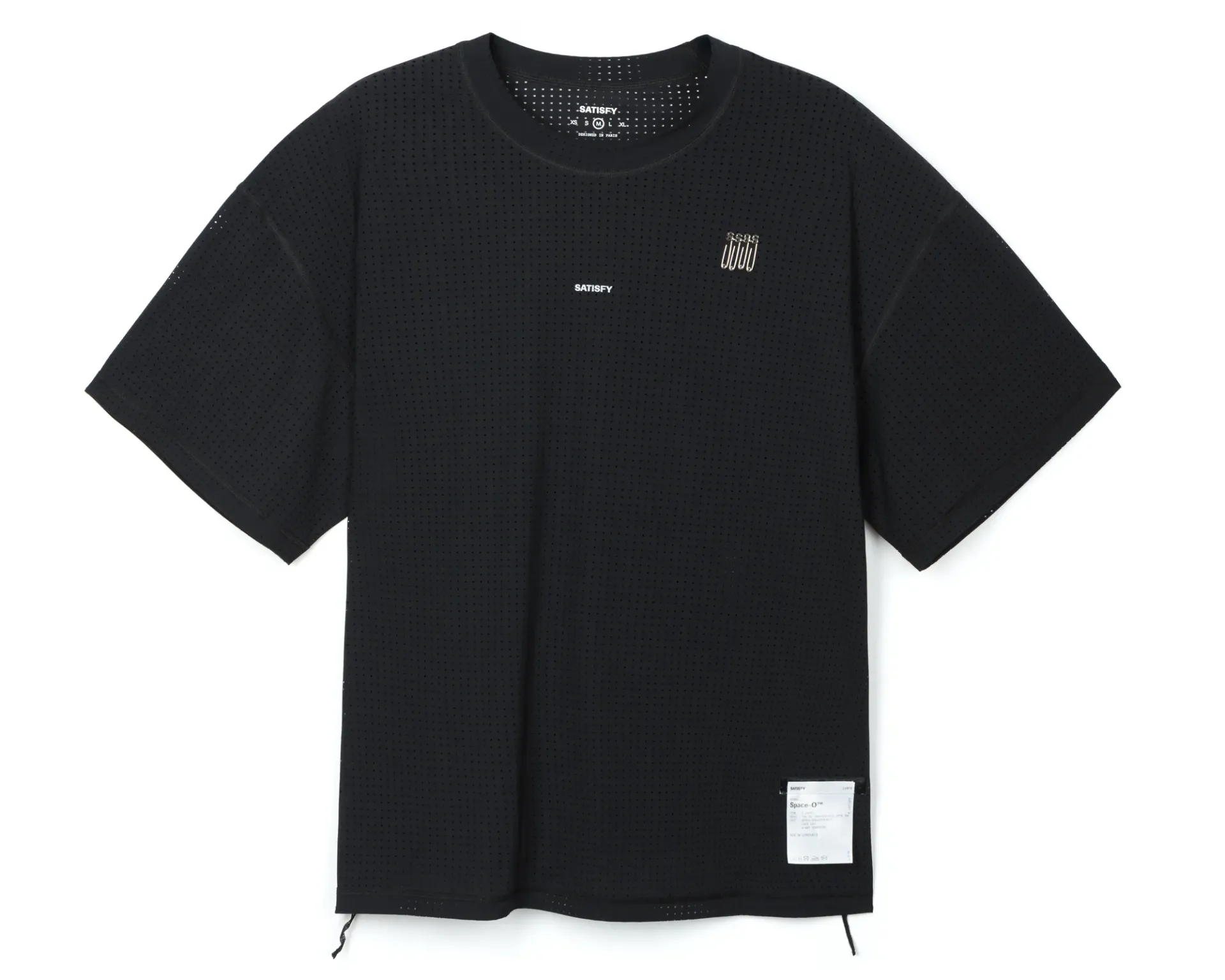 Satisfy M's Space-O Tee - Black SA (S)