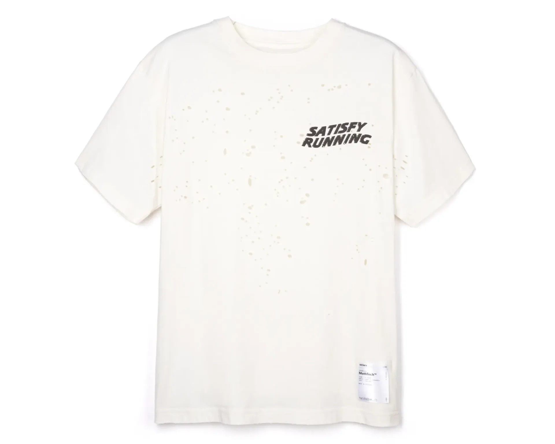 Satisfy M's MothTech™ T‑Shirt - Off-White WA (XS)