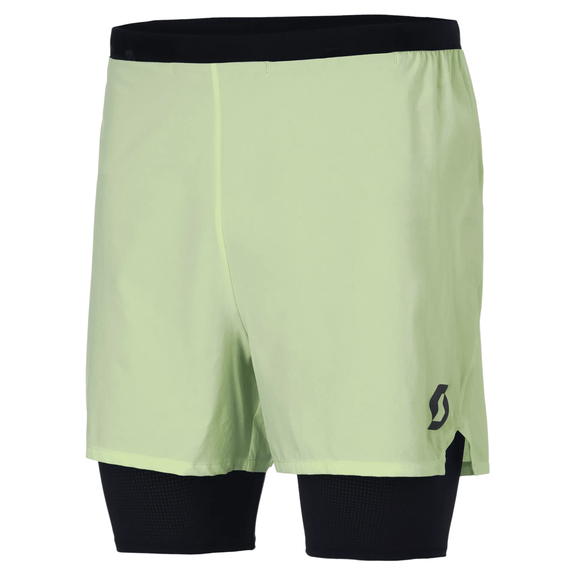 SCOTT Hybrid Shorts M's Endurance Tech - Acid Yellow/Black (S)