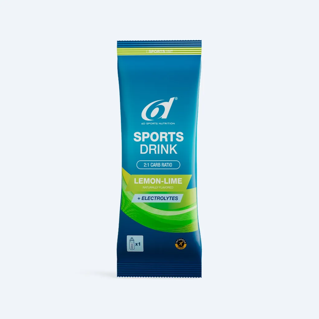 6D Sports Drink - Lemon Lime 33g Sachet