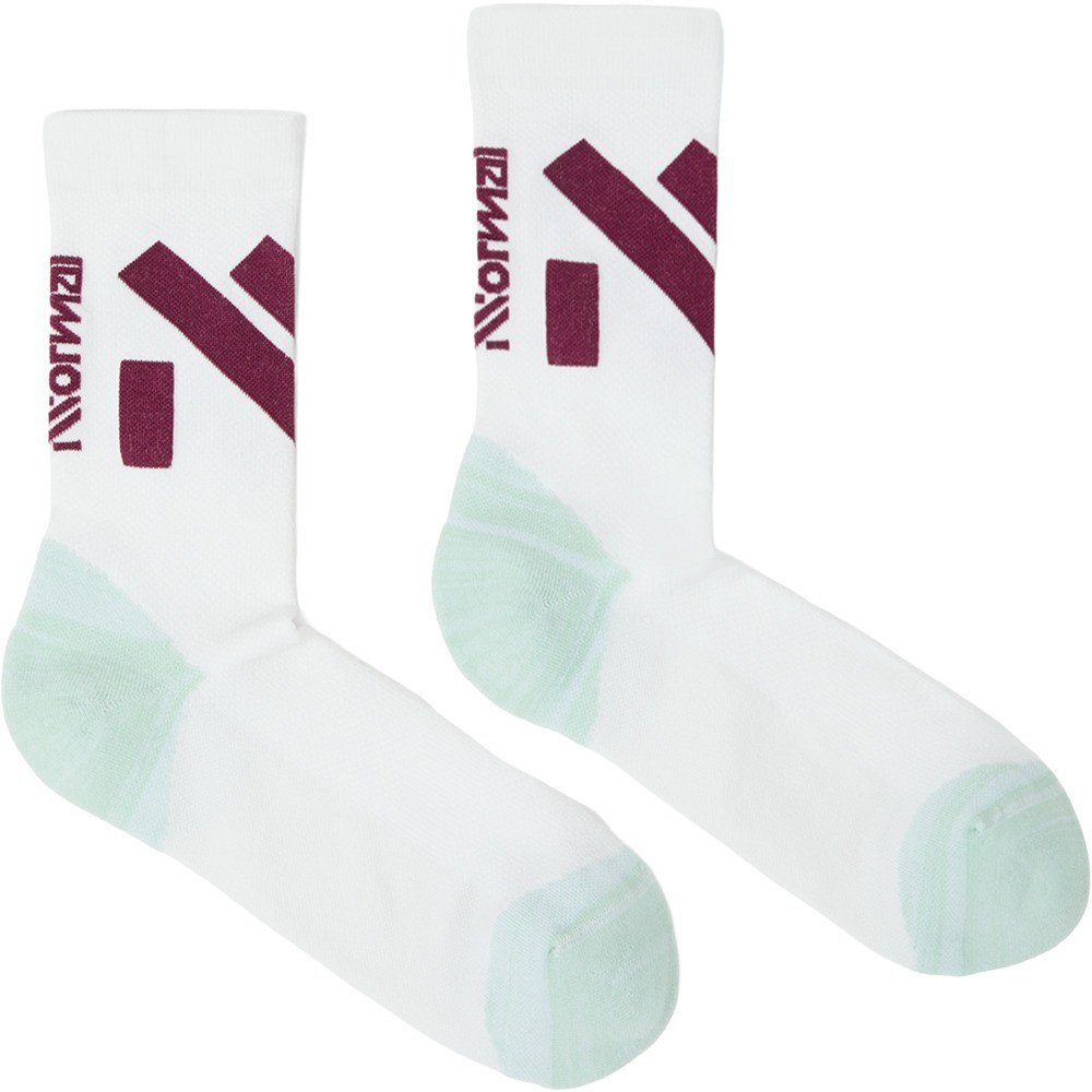 Nnormal Race Sock White/Green (S)