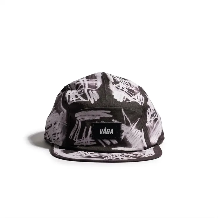 VAGA Scribble Cap Black White