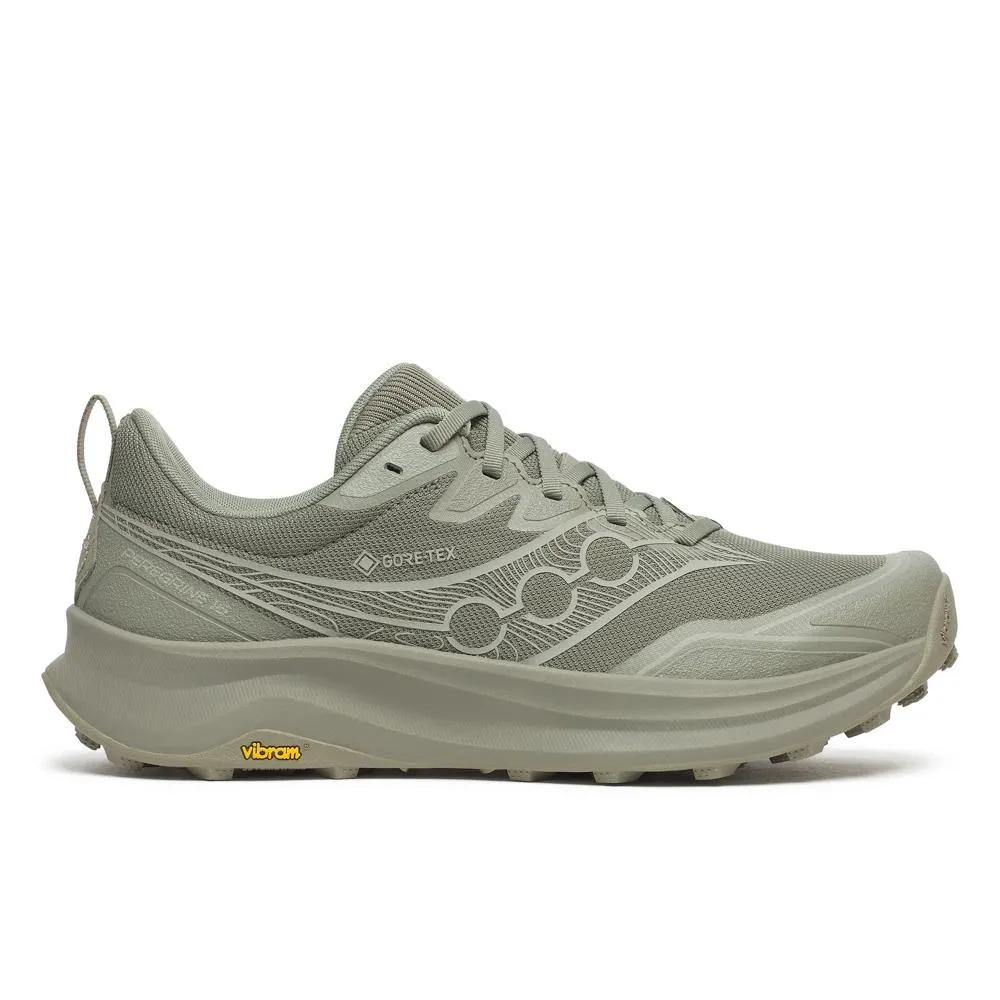 Saucony Shoe M's Peregrine 16 GTX - Laurel/Sage (40)