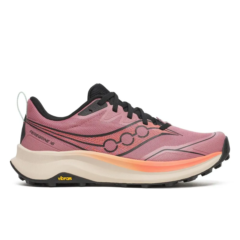 Saucony Shoe W's Peregrine 16 - Mauve/Salmon (35.5)