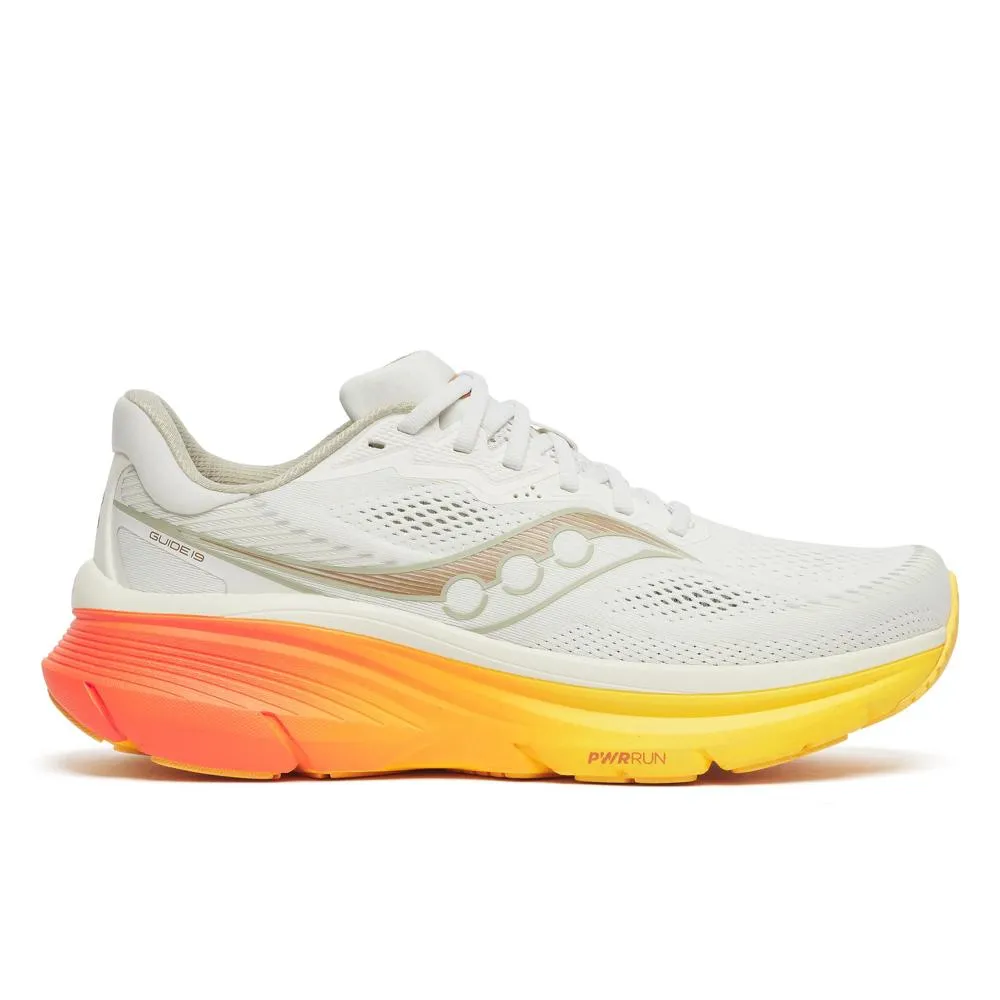 Saucony Shoe M's Guide 19 - Ivory/Fire (40)