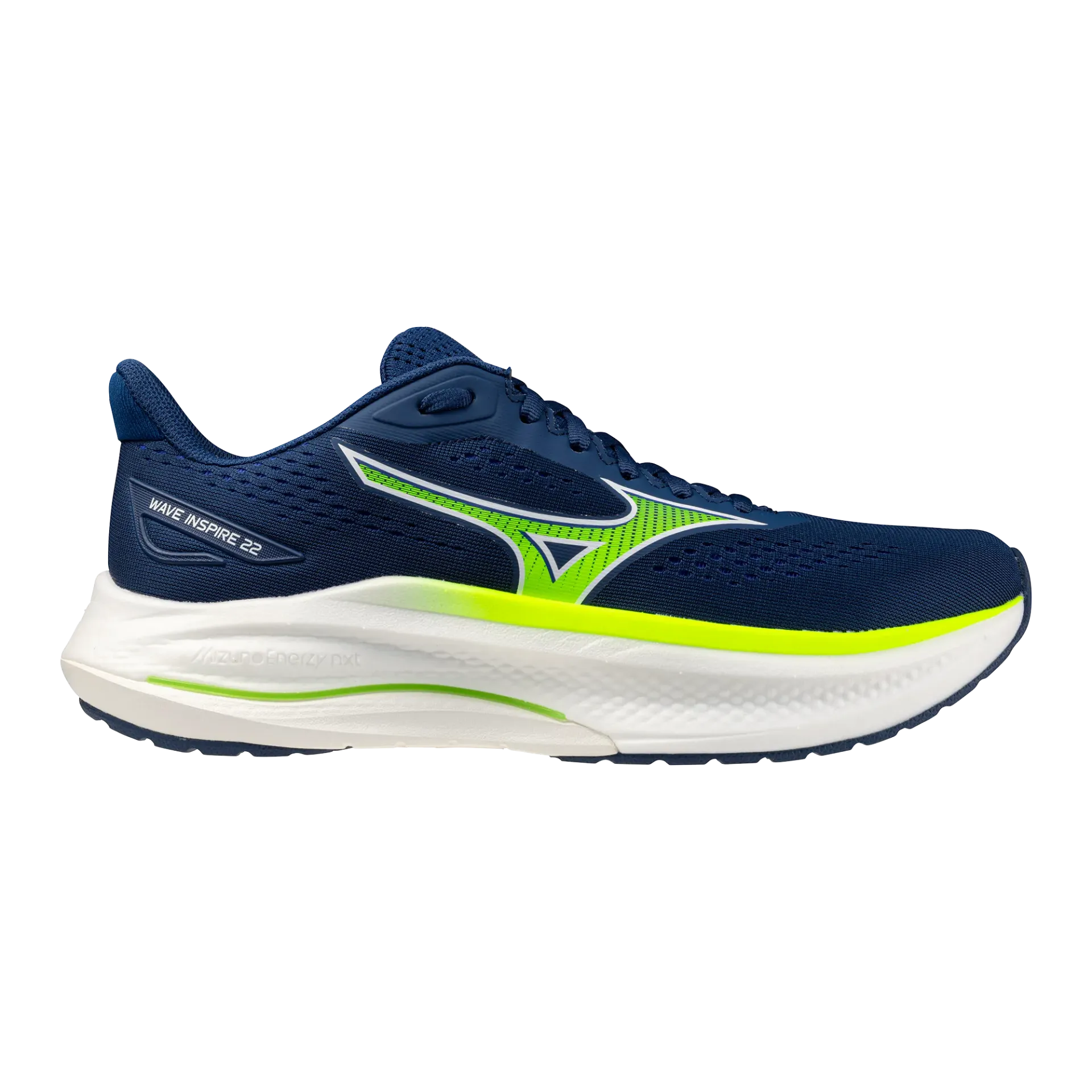 Mizuno Shoe M's Wave Inspire 22 - Light Yellow/Dazzl Blue