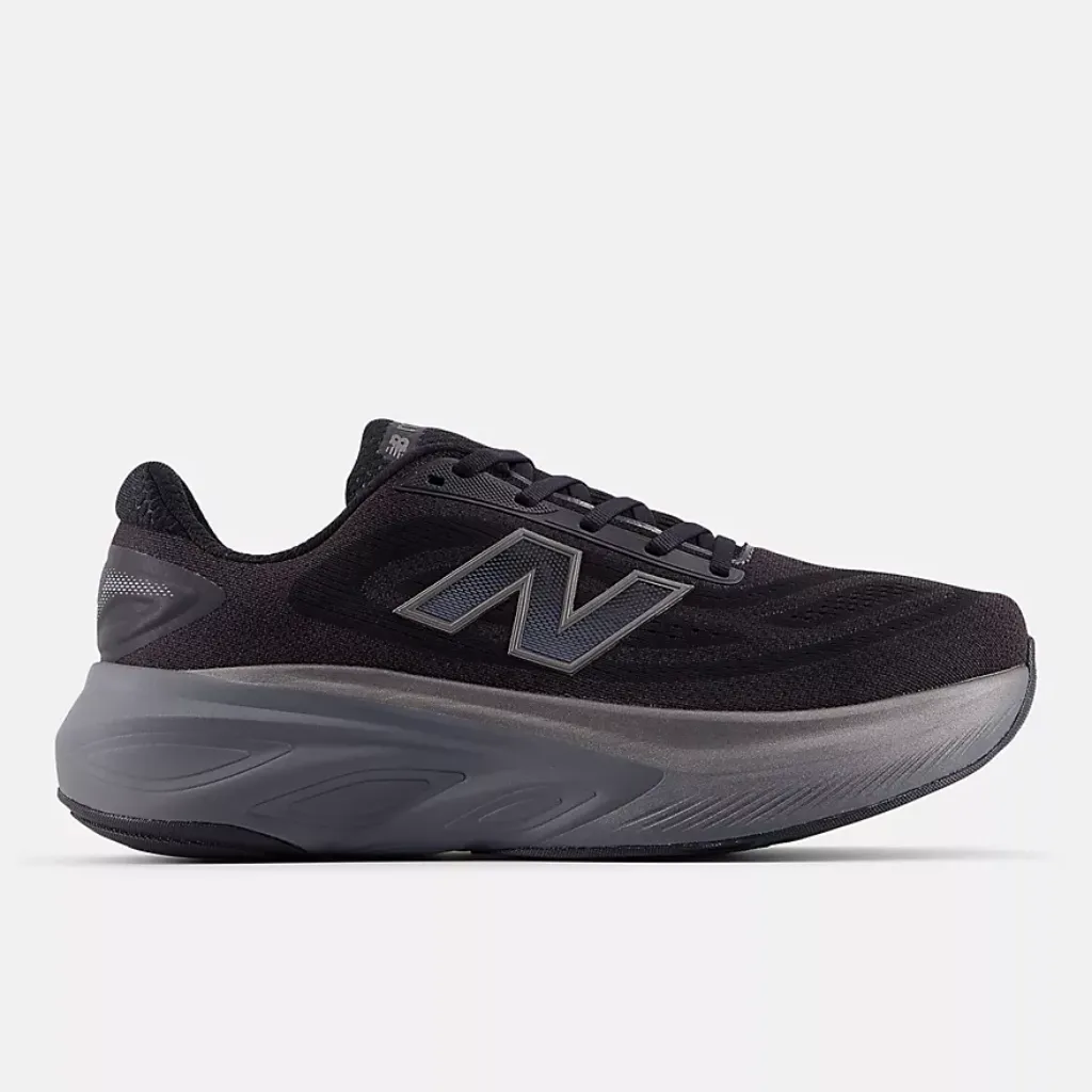 New Balance Shoe M's Fresh Foam X More v6 - Black/Castlerock/Black Metallic
