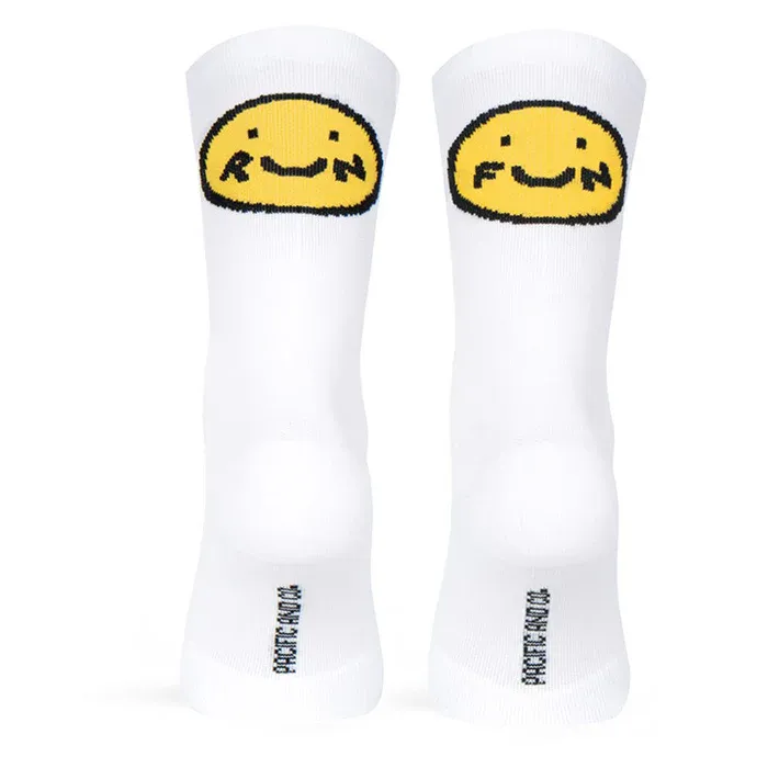 Pacific Socks Smile Run - white (37-41)
