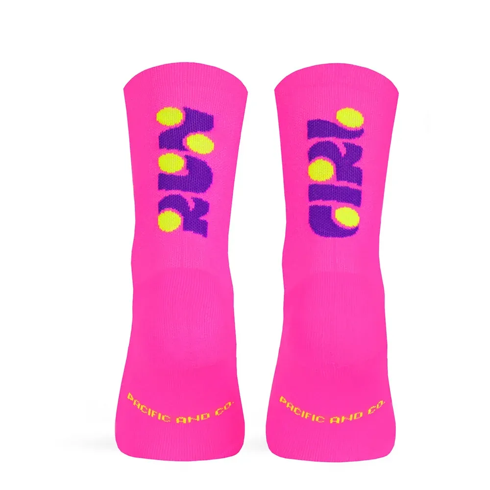 Pacific Socks Run Girl - Pink (37-41)
