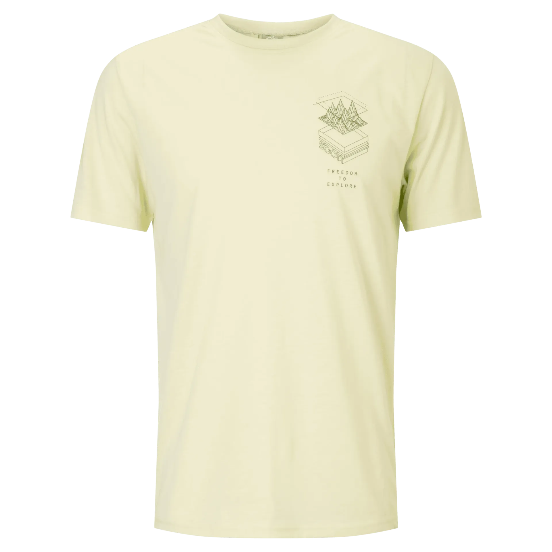 SCOTT Tee M's Defined DRI SS - Acid Yellow (S)