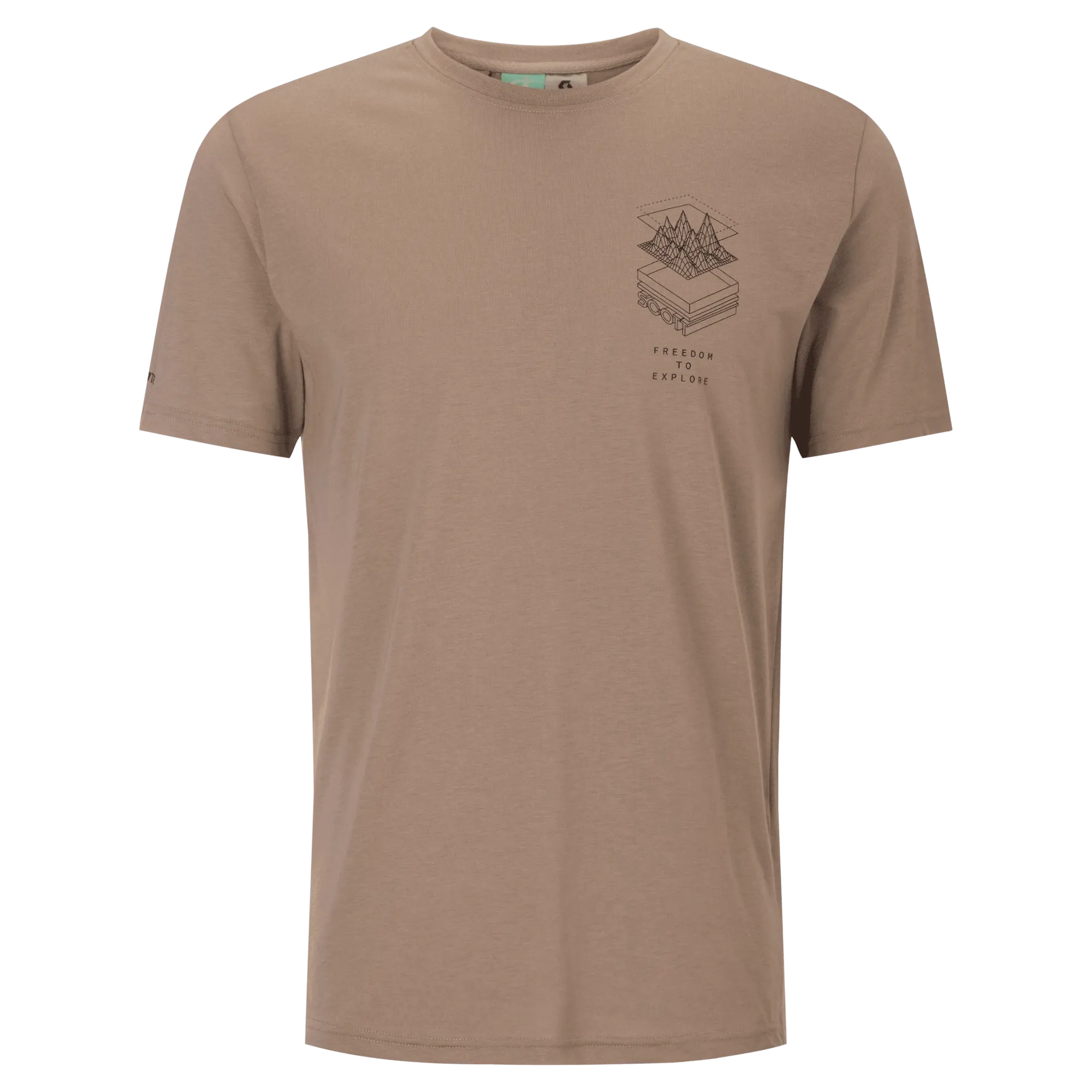 SCOTT Tee M's Defined DRI SS - Toast Beige (S)