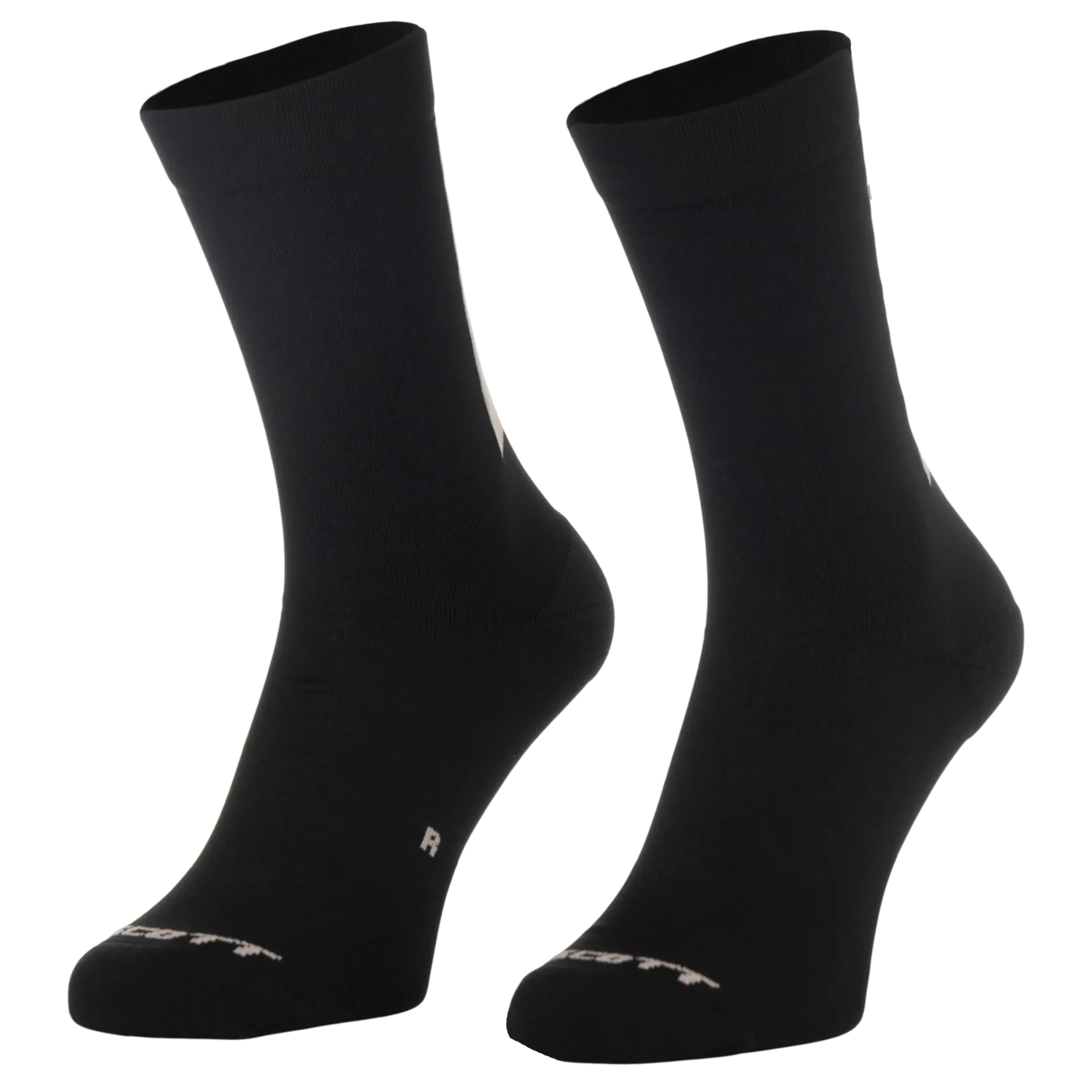 SCOTT Sock Block Stripe Crew - black/faded pink