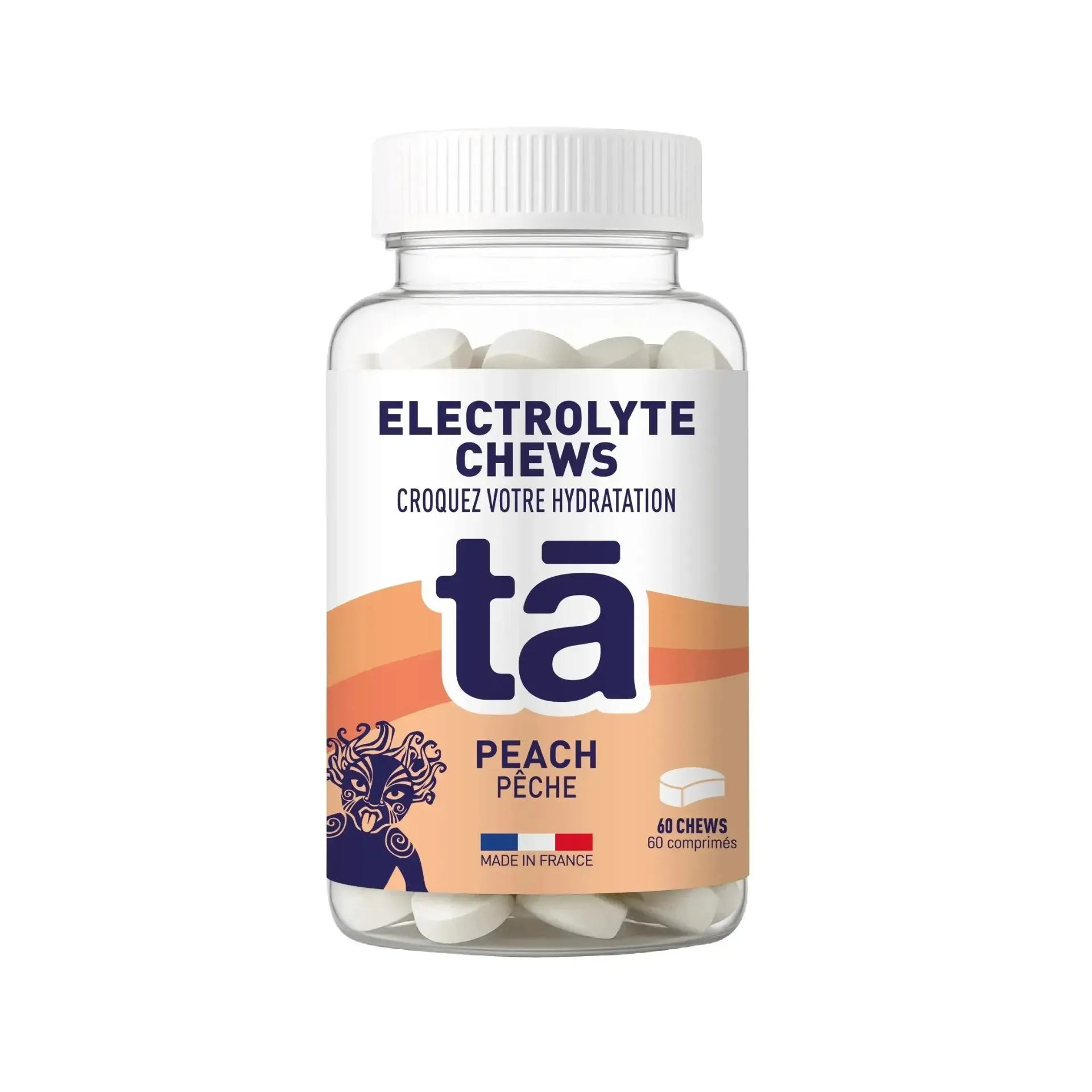 Tā Electrolytes Chews - Pêche