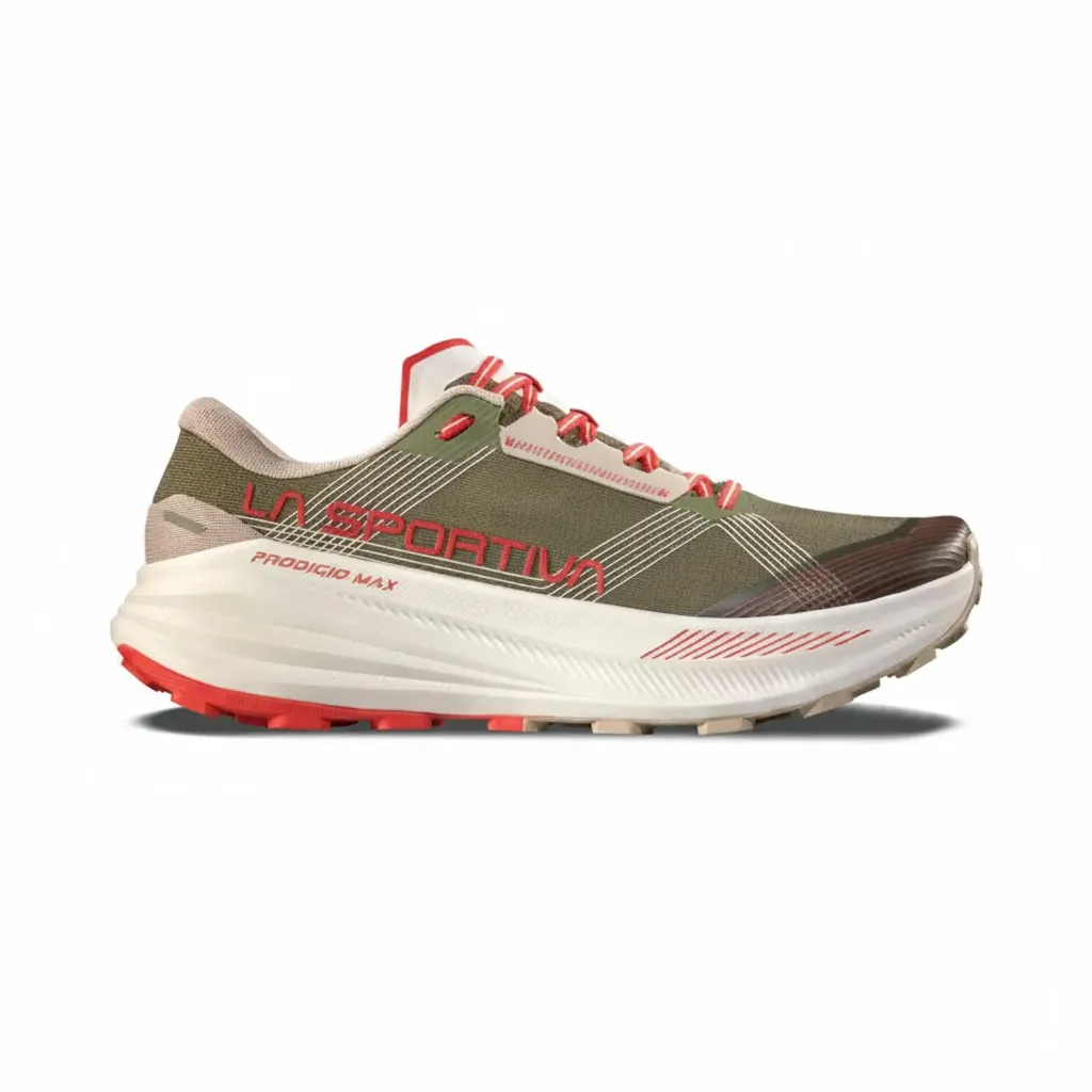 La Sportiva Shoe M's Prodigio Max - Cypress/Mountain Red (40)