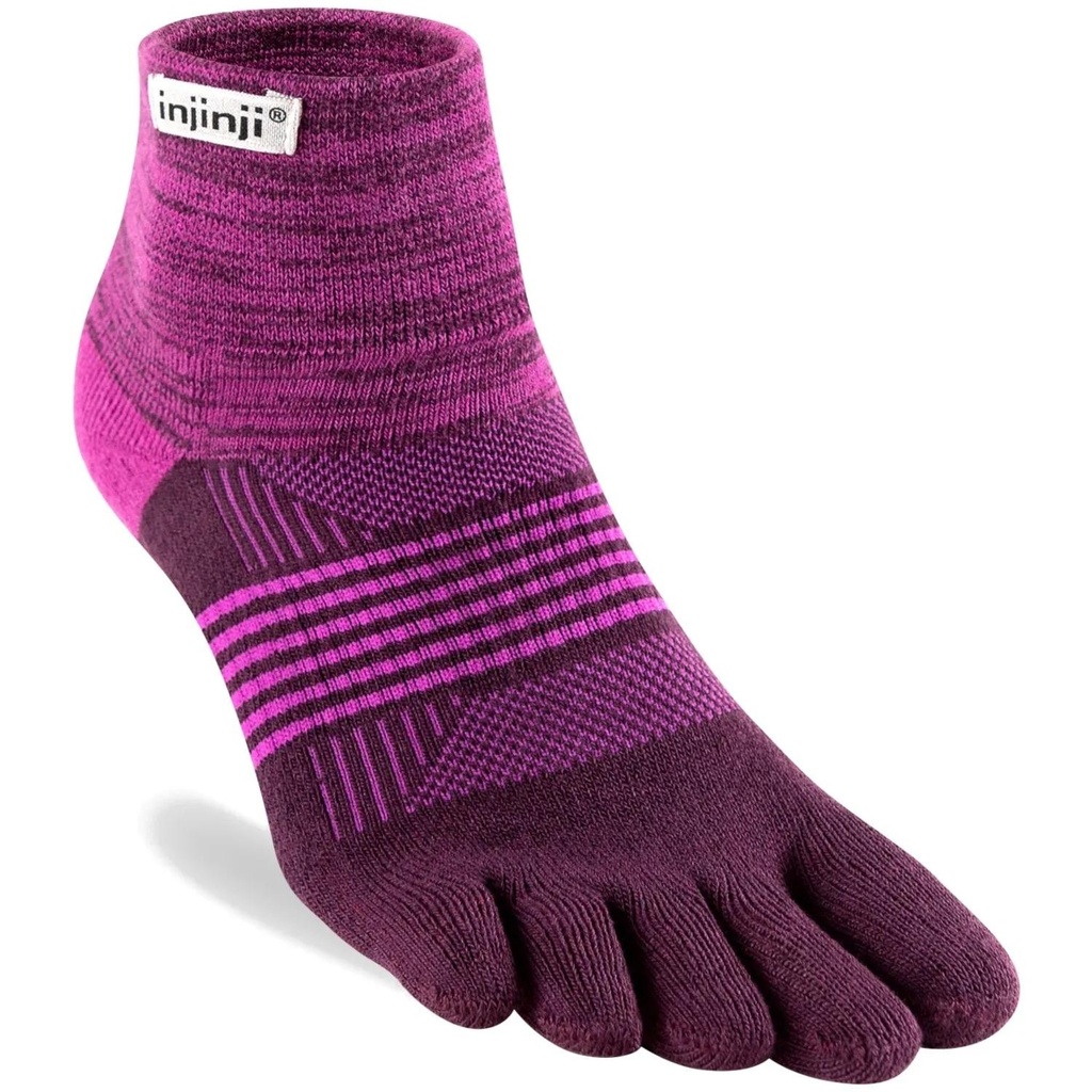 Injinji W's Trail Midweight Toesocks Mini-Crew Length - Violet (XS/SM)