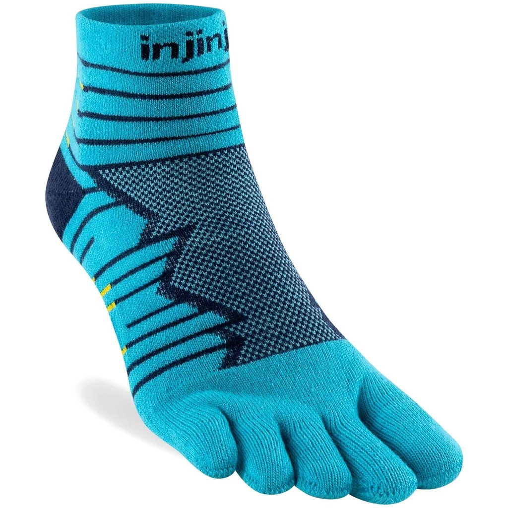 Injinji Ultra Run Midweight Mini-Crew - Pacific Blue (S)