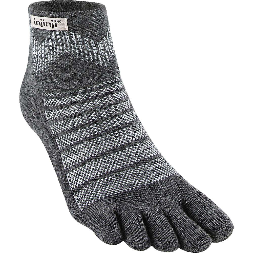 Injinji Outdoor Midweight Mini-Crew Wool - Slate (S)