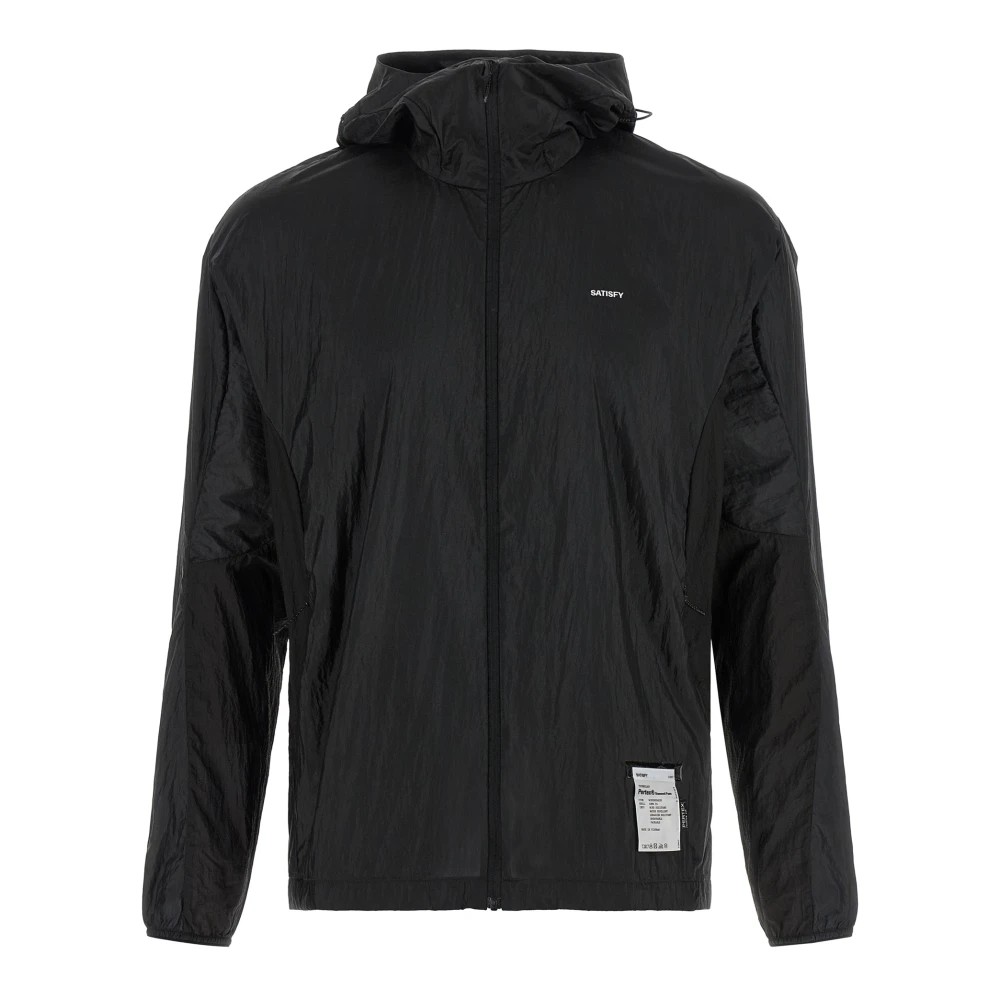 Satisfy M's Pertex® Diamond Fuse Windbreaker - Black SA (S)